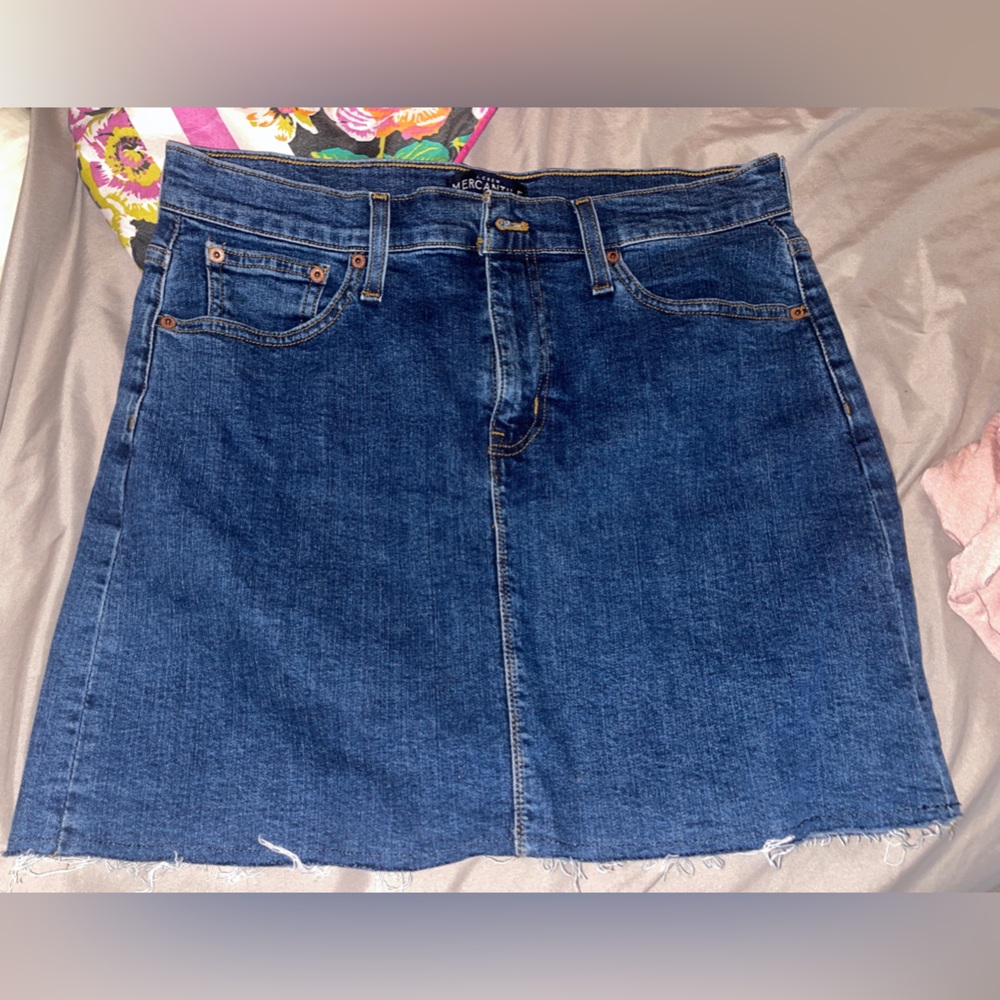 JCrew denim skirt